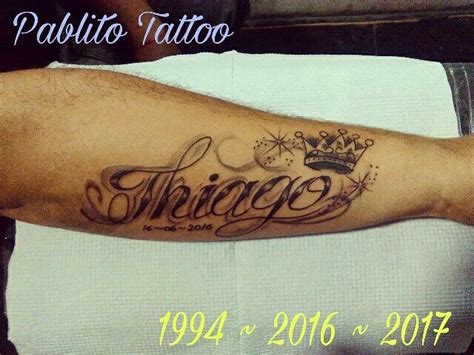 tatuajes thiago|Tatuajes y diseños del nombre Thiago